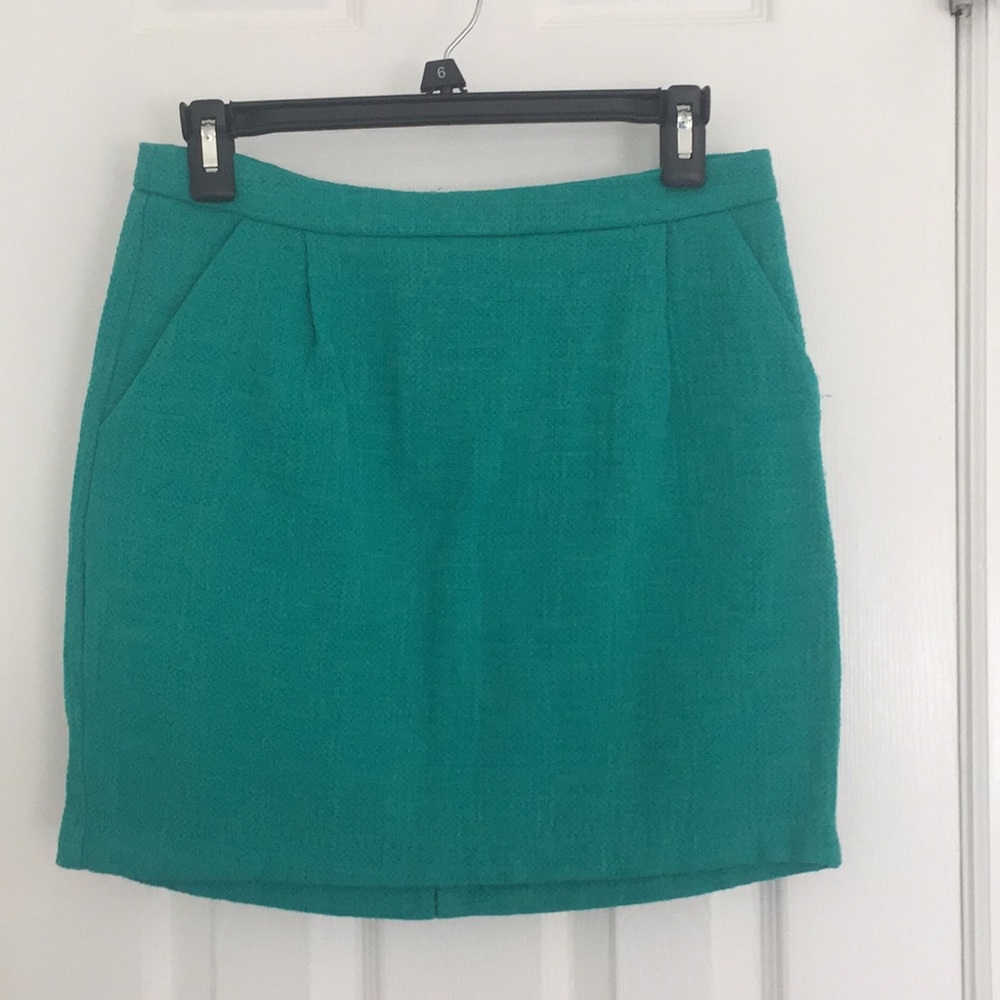Promod French Teal Woven Skirt